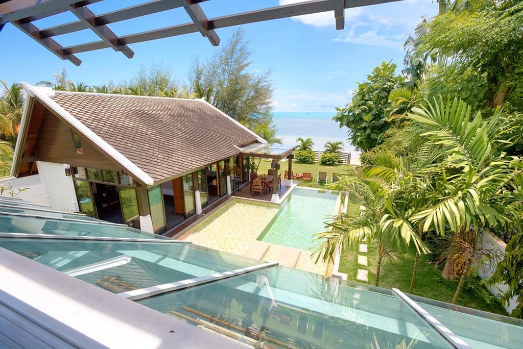 Emerald Sands - Beach Front 4 Bed Pool Villa Koh Samui Habitación foto