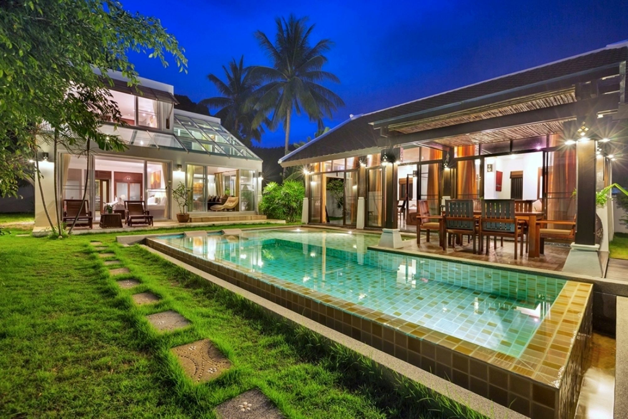 Emerald Sands - Beach Front 4 Bed Pool Villa Koh Samui Exterior foto